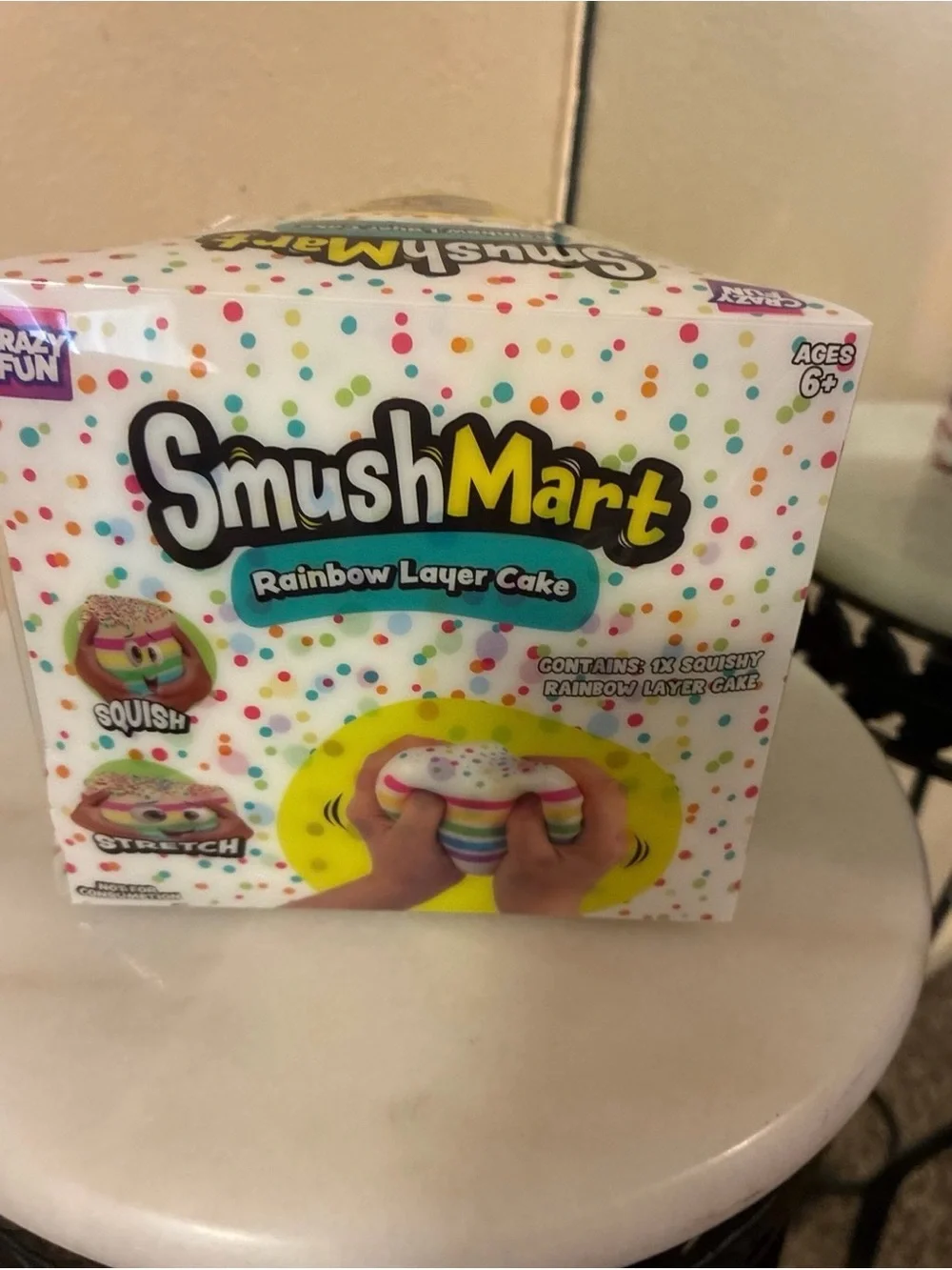 SmushMart Rainbow Layer Cake Scented Squishy Toy - Multicolor